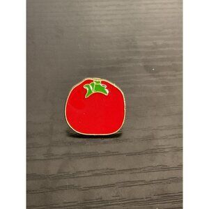 Cute Tomato Enamel Pin Badge Funny Accessory